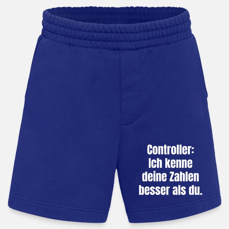 Controllers: Knowing numbers better - Heavyweight Shorts - made by SPREAD  - Iconic Blue
