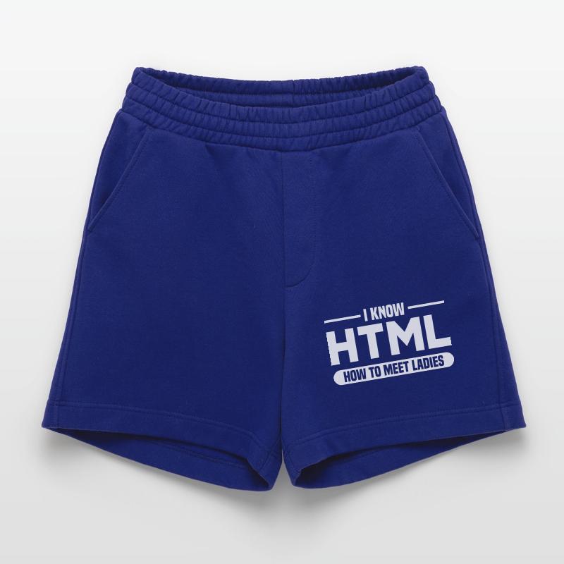 HTML Humor Code Programmierer Spruch Heavyweight Shorts - made by SPREAD 
