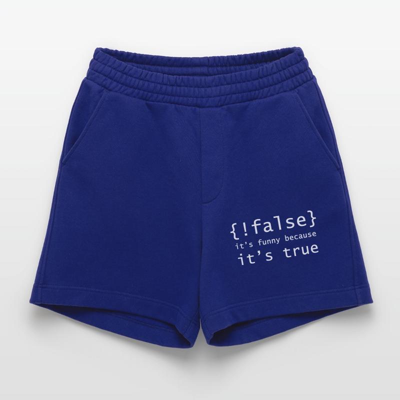 Boolean Pun: It's True Heavyweight Shorts - made by SPREAD 