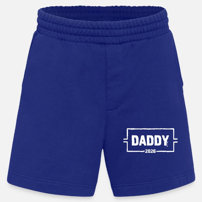 DADDY 2026 Stolzer werdender Vater - Heavyweight Shorts - made by SPREAD - Iconic Blue