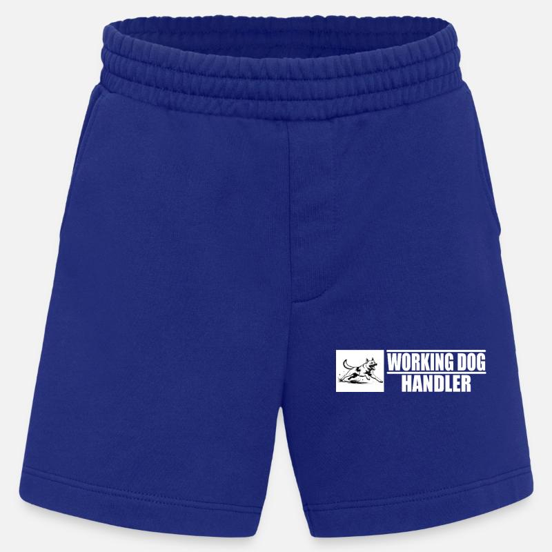 Working Dog Handler Motif - Heavyweight Shorts - made by SPREAD  - Iconic Blue