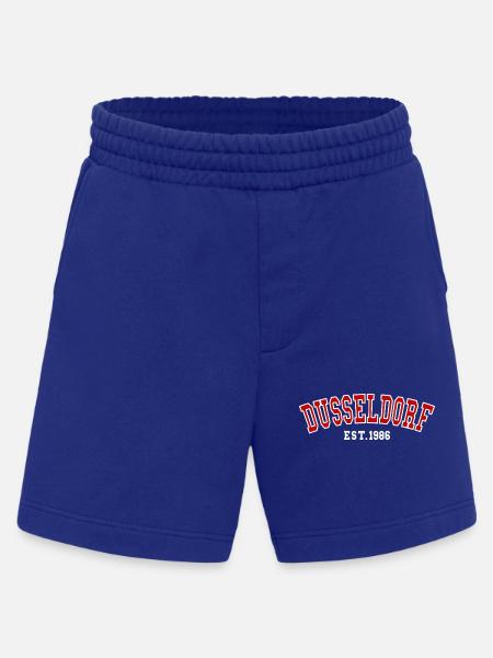 Dusseldorf Est. 1986 - Heavyweight Shorts - made by SPREAD - Iconic Blue