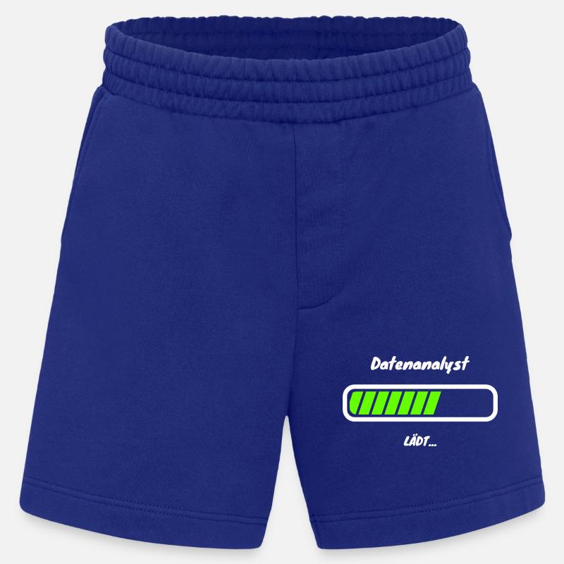 Data Analyst Caricamento Statistiche Data Analyst - Pantaloncini ecologici Heavyweight Made in UE - Iconic Blue