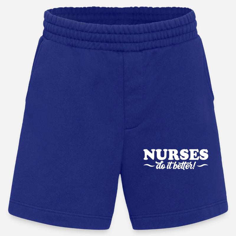 Nurses Do It Better - Heavyweight Shorts - made by SPREAD - Iconic Blue