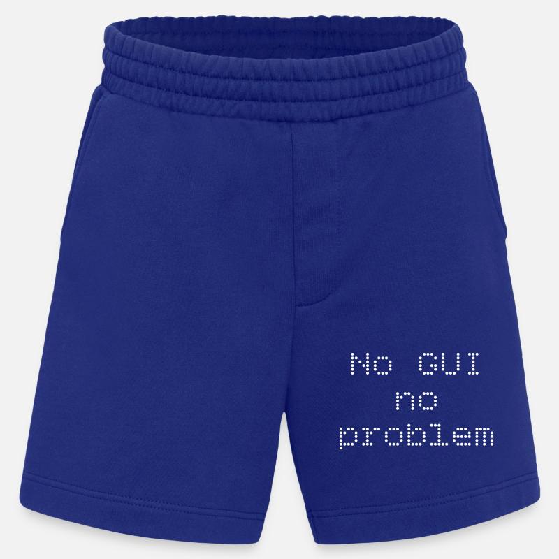 No GUI no problem - Heavyweight Shorts - made by SPREAD  - Iconic Blue
