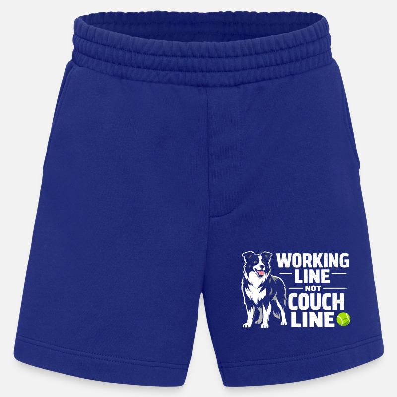 Arbeitslinie statt Sofa | Border Collie - Heavyweight Shorts - made by SPREAD  - Iconic Blue