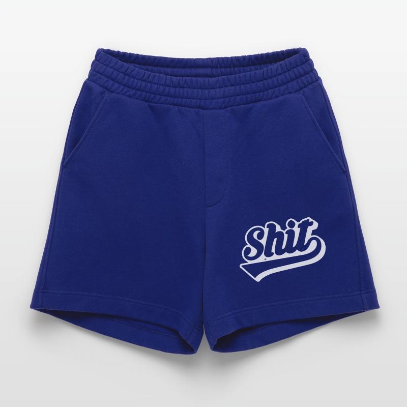 Shit Retro Script Heavyweight Shorts - made by SPREAD 