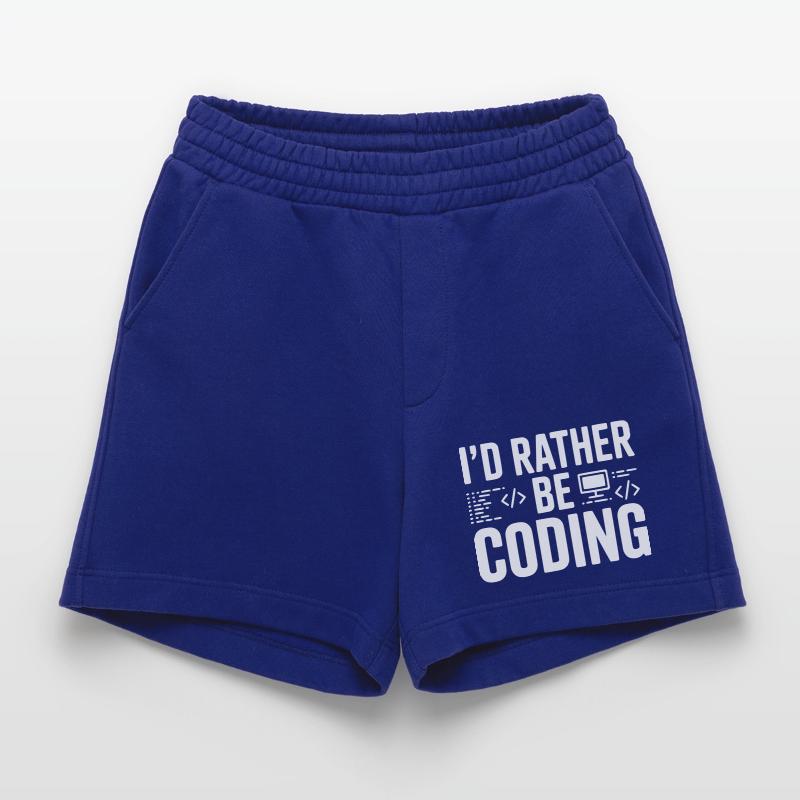 Je préfère coder Short bio épais fabriqué en UE