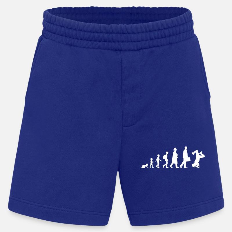 Breakdance Evolution - Heavyweight Shorts - made by SPREAD  - Iconic Blue