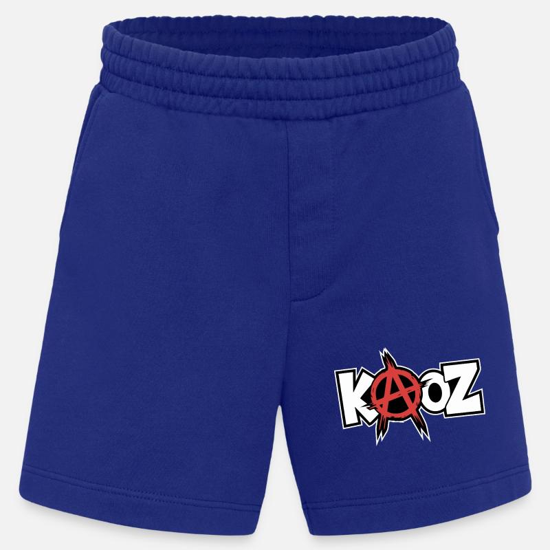 Kool KAOZ Anarchy Graffiti - Heavyweight Shorts - made by SPREAD - Iconic Blue