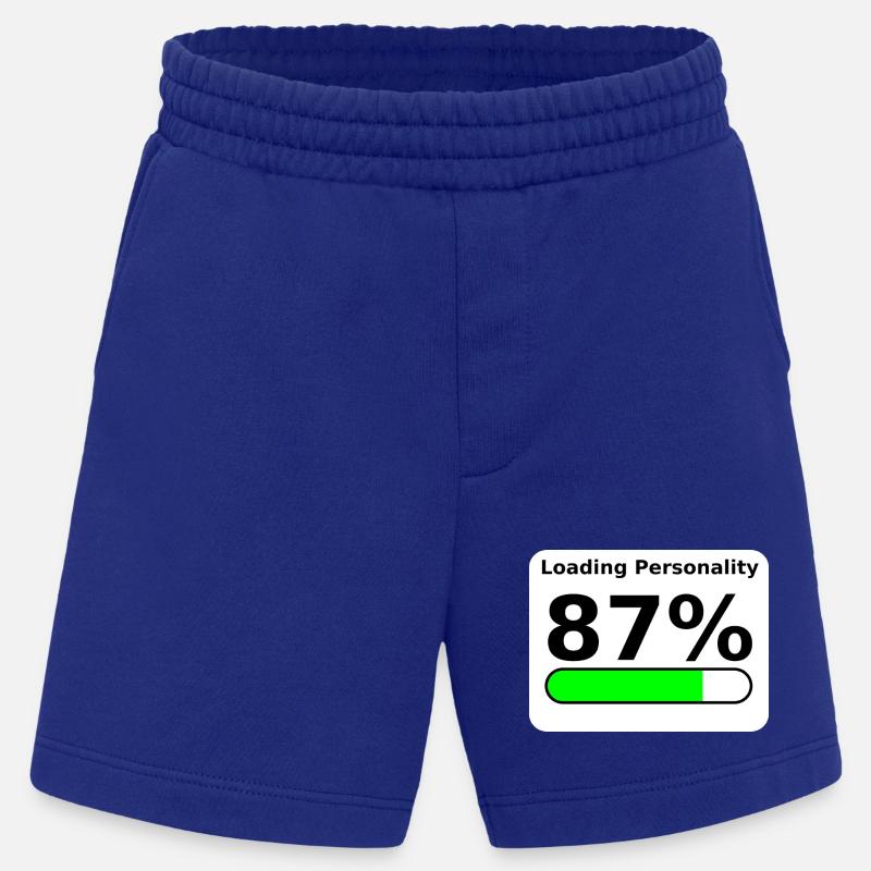 Loading Personality 87% – Nerdy Statement Tee - Heavyweight Shorts - made by SPREAD  - Iconic Blue