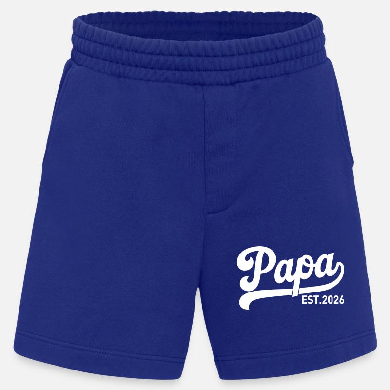 Papa 2026 Werdender Papa 2026 - Heavyweight Shorts - made by SPREAD - Iconic Blue