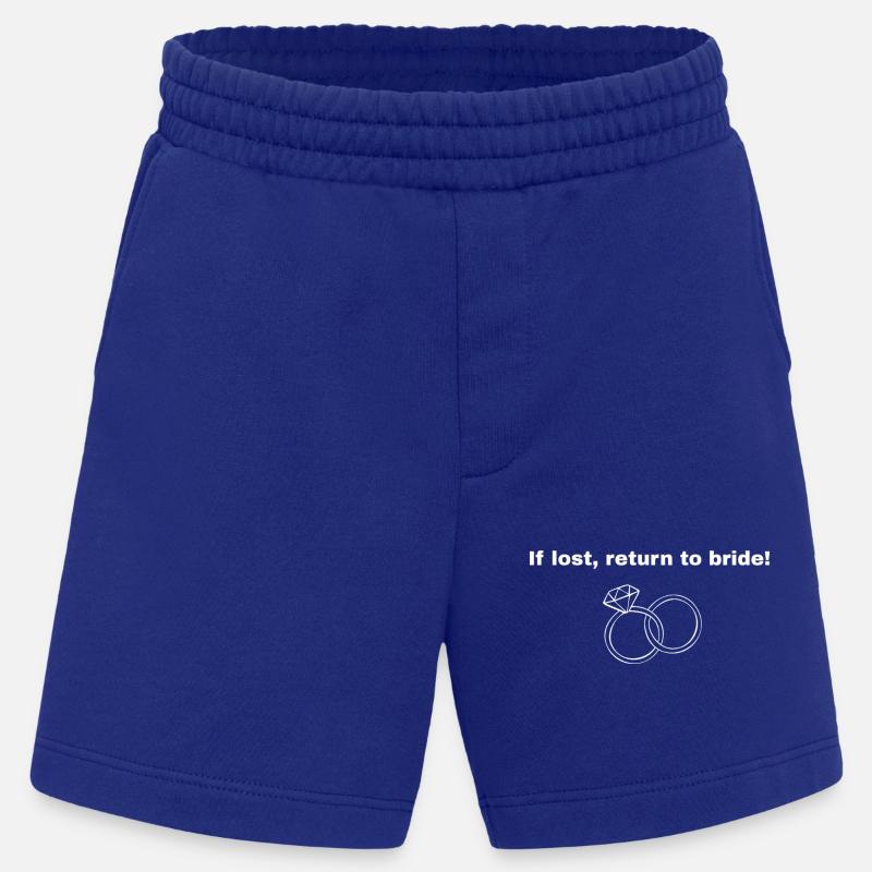 Conception d’enterrement de vie de garçon - Short bio épais fabriqué en UE - Iconic Blue