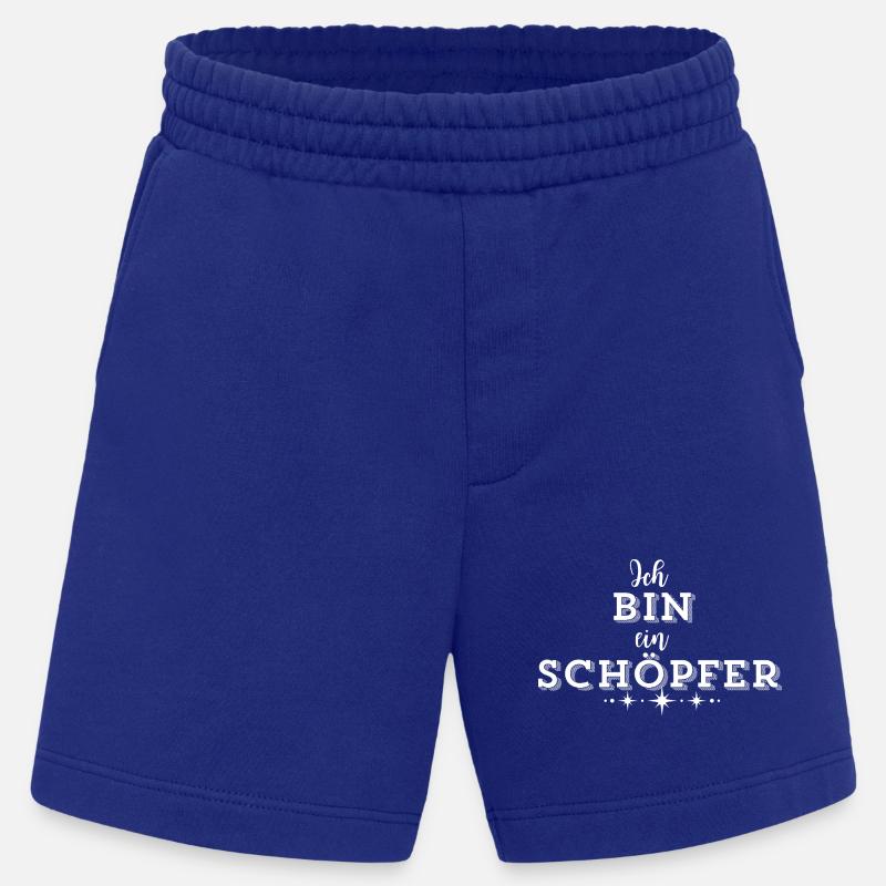 SCHÖPFERKRAFT – Deine Statement Mode - Heavyweight Shorts - made by SPREAD  - Iconic Blue