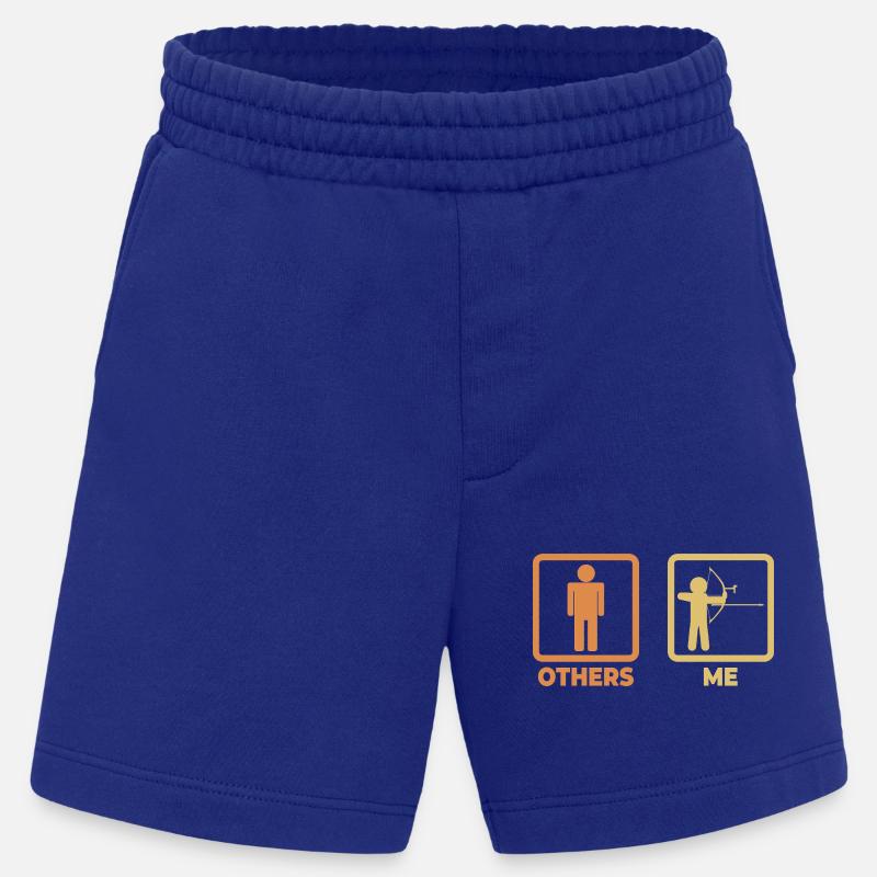 Bogenschütze Strichmännchen - Heavyweight Shorts - made by SPREAD  - Iconic Blue