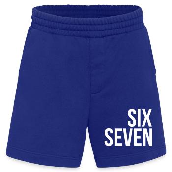 67 texte « six sept » - Short bio épais fabriqué en UE - Iconic Blue - Devant