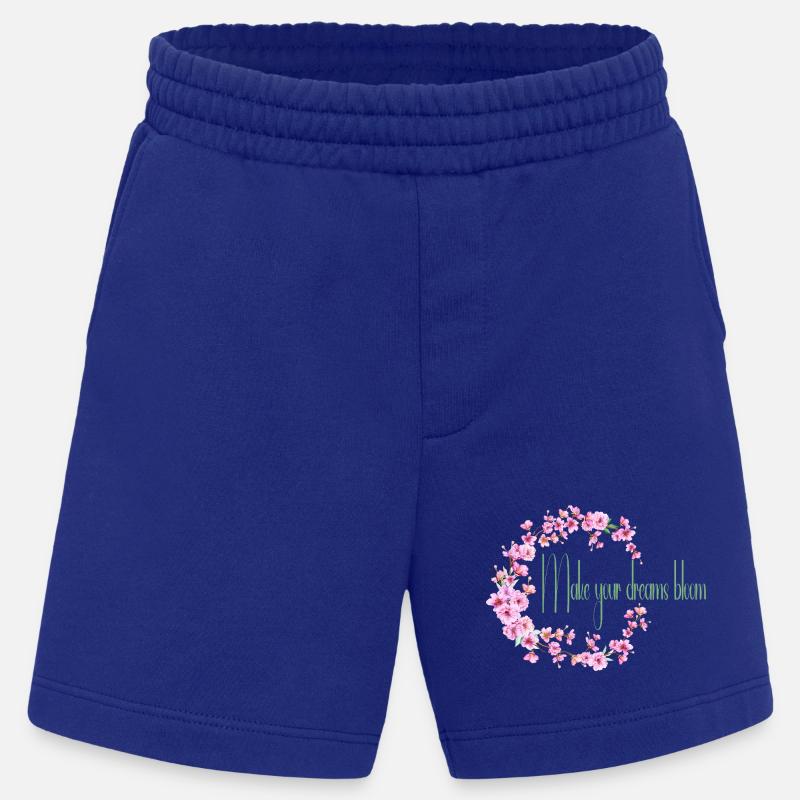 Make your dream bloom - Short bio épais fabriqué en UE - Iconic Blue