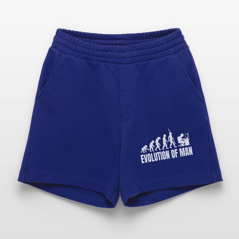 Programmer Computer Freak Evolution Retro Heavyweight Shorts - made by SPREAD 