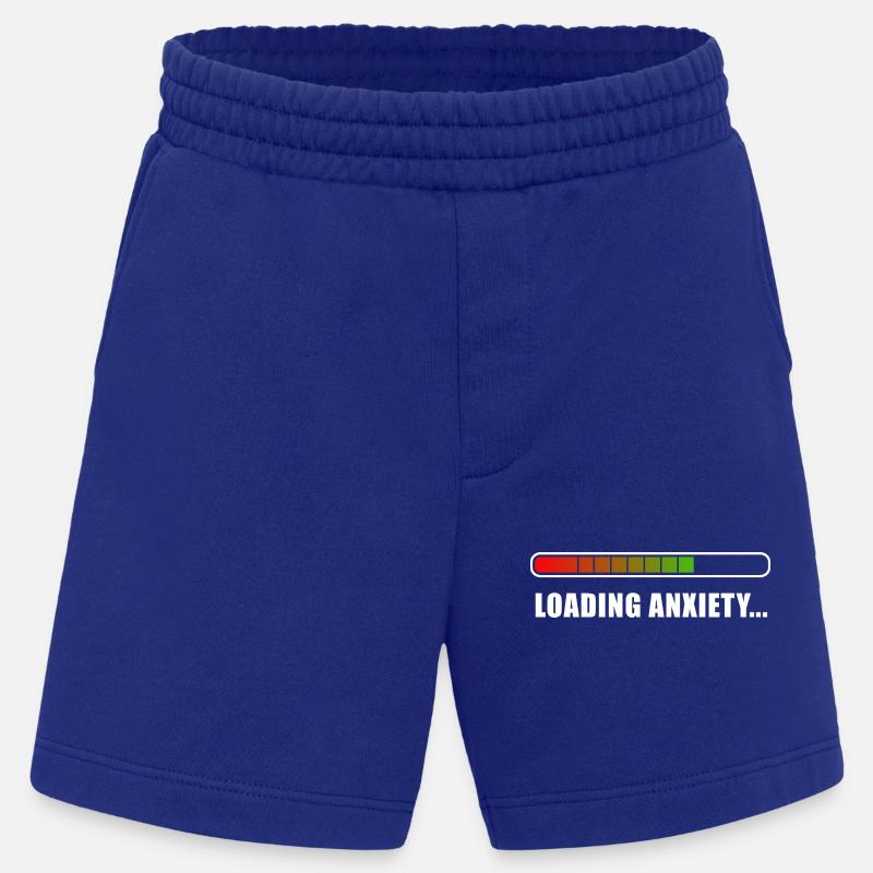 Loading Anxiety... - Heavyweight Shorts - made by SPREAD  - Iconic Blue