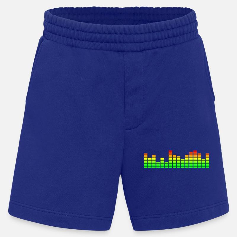 Musik Equalizer & visualizer - Heavyweight Shorts - made by SPREAD  - Iconic Blue