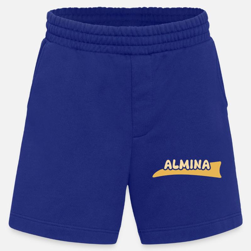 Almina as a given name - Heavyweight Shorts - made by SPREAD  - Iconic Blue