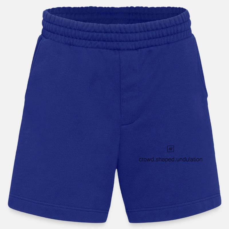 What3Words Amex (crowd.shaped.undulation) - Heavyweight Shorts - made by SPREAD - Iconic Blue