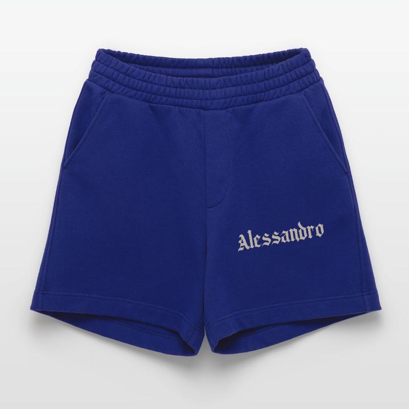 Alessandro Gothic Script Heavyweight Shorts - made by SPREAD 