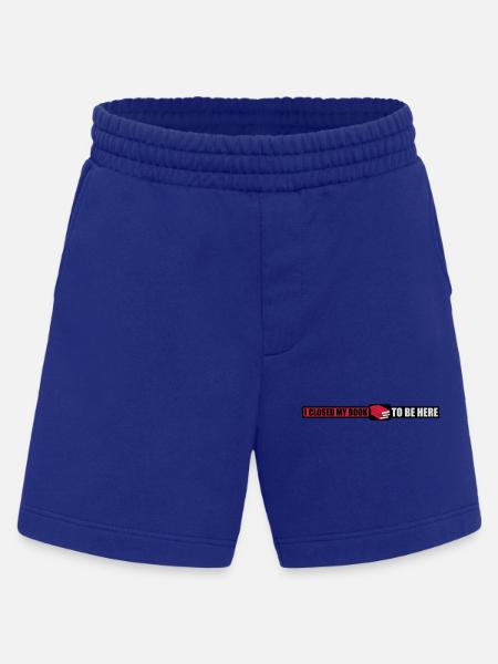 I closed my book - Heavyweight Shorts - made by SPREAD  - Iconic Blue