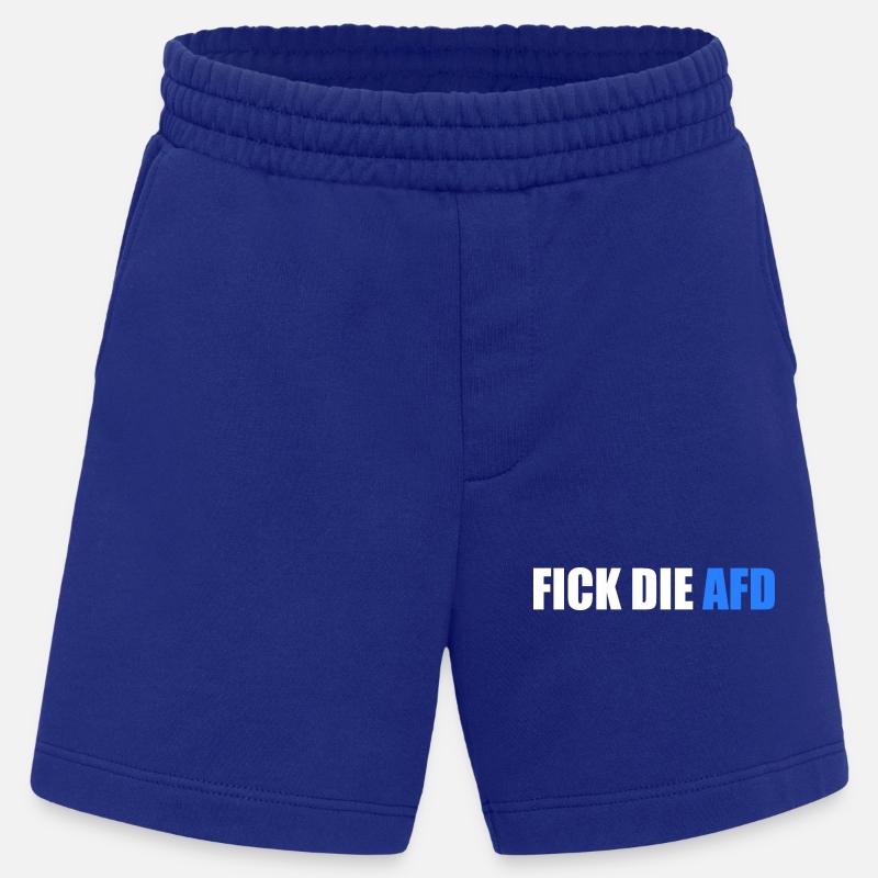 Fick die afd - Heavyweight Shorts - made by SPREAD  - Iconic Blue