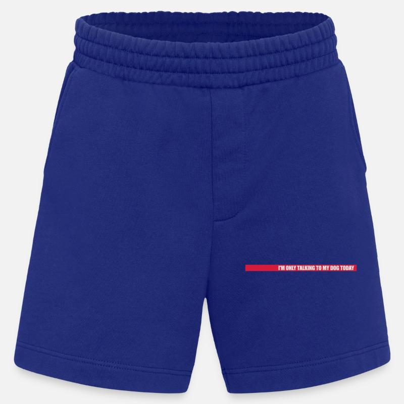 only talking to dog - Heavyweight Shorts - made by SPREAD  - Iconic Blue