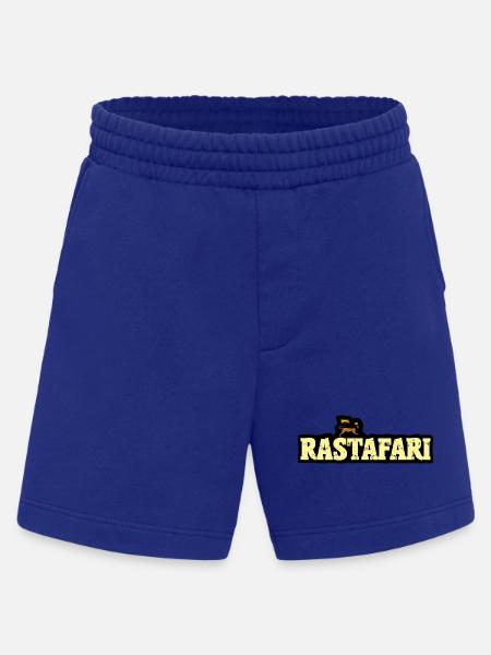 Rastafari Lion - Heavyweight Shorts - made by SPREAD - Iconic Blue
