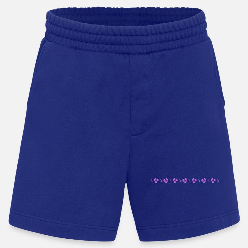 Small pansy line - Heavyweight Shorts - made by SPREAD - Iconic Blue