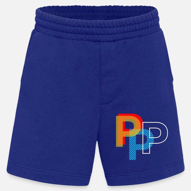 Buchstabe P - Heavyweight Shorts - made by SPREAD - Iconic Blue