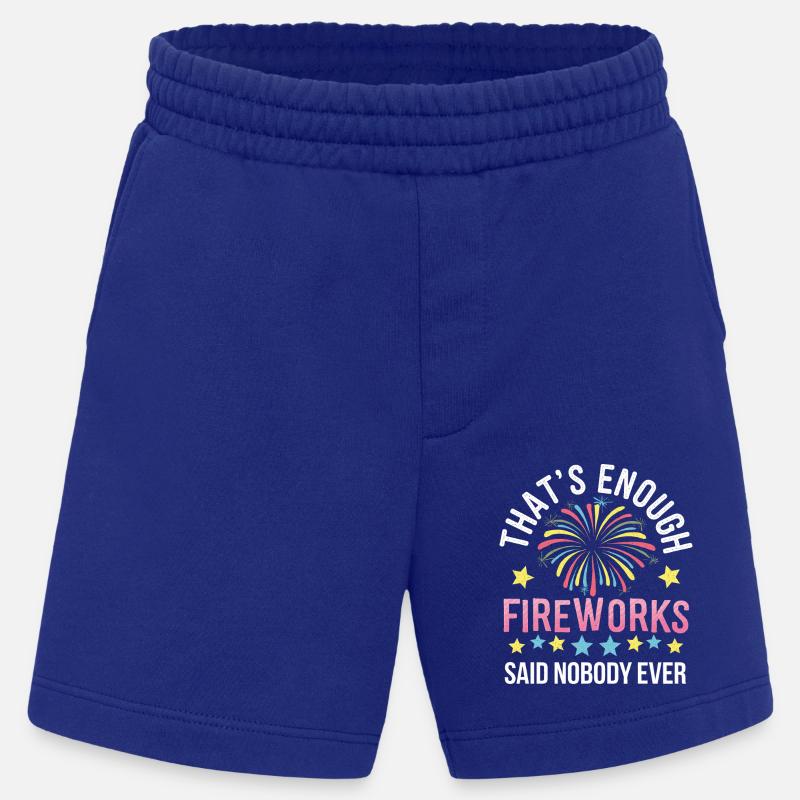 Pyrotechnics Fireworks Pyrotechnics - Heavyweight Shorts - made by SPREAD - Iconic Blue