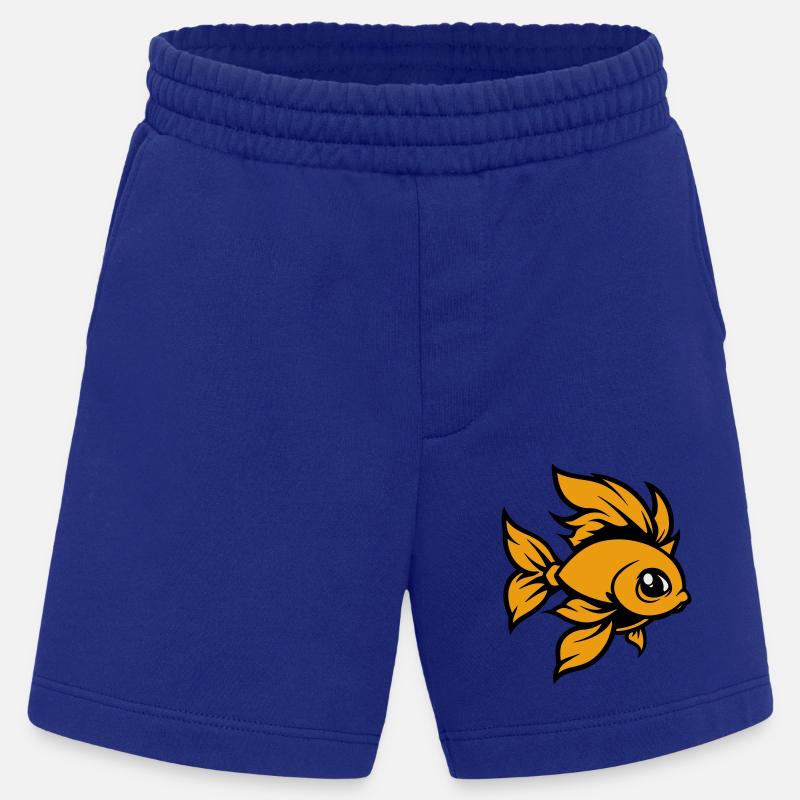 goldfisch fisch comic - Heavyweight Shorts - made by SPREAD  - Iconic Blue