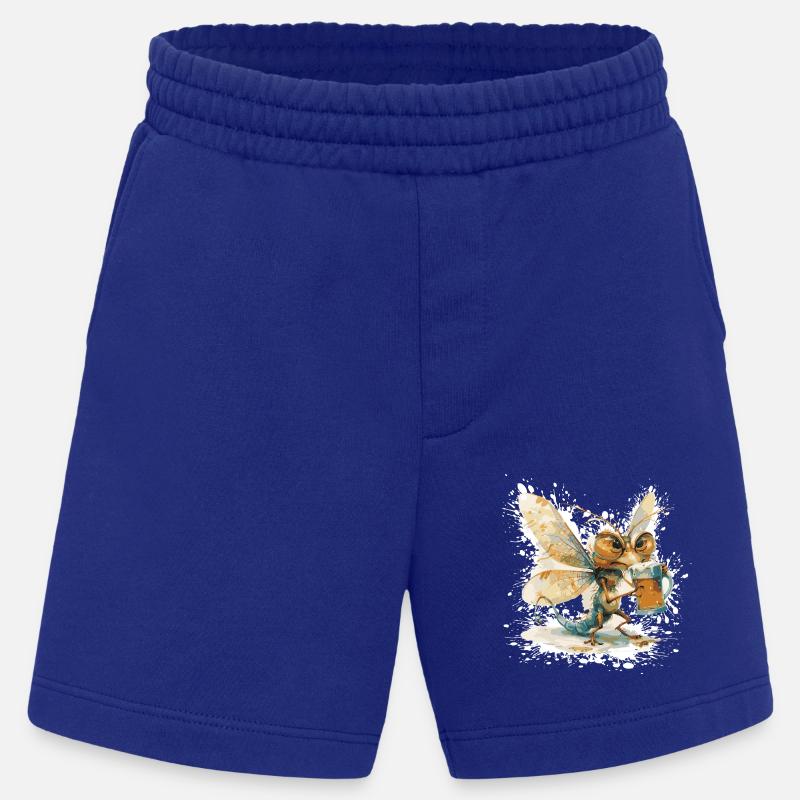 Libelle Bier Lustig - Heavyweight Shorts - made by SPREAD - Iconic Blue