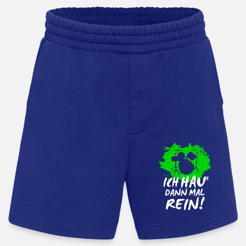 Drums - Heavyweight Shorts - made by SPREAD  - Iconic Blue