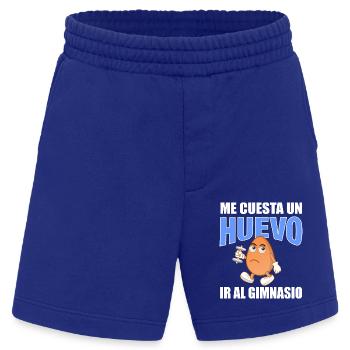 Es kostet mich viel, ins Fitnessstudio zu gehen - Heavyweight Shorts - made by SPREAD  - Iconic Blue - Vorne