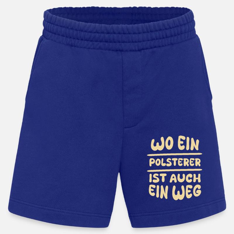 Gift for upholsterers - Heavyweight Shorts - made by SPREAD - Iconic Blue