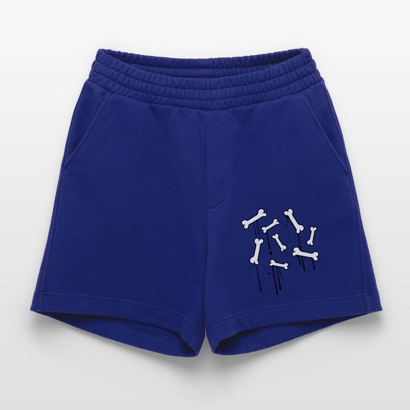graffiti drops bones pattern dead many skeleton Heavyweight Shorts - made by SPREAD 