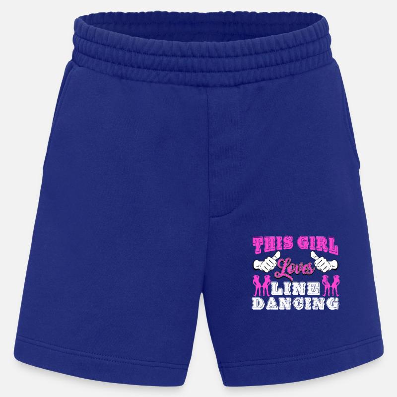 Linedance, Line dancing Linedancer - Heavyweight Shorts - made by SPREAD  - Iconic Blue