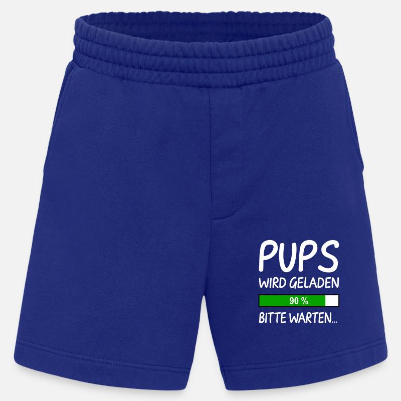 Pups Wird Geladen Bitte Warten - Heavyweight Shorts - made by SPREAD - Iconic Blue