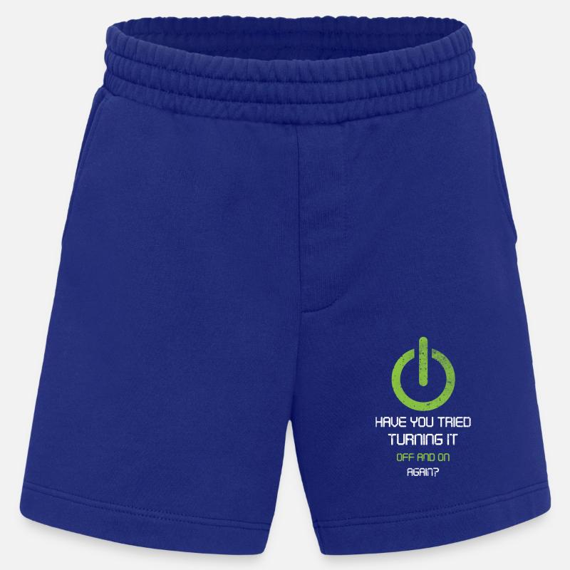 tech, tech desk, developer, - Heavyweight Shorts - made by SPREAD  - Iconic Blue
