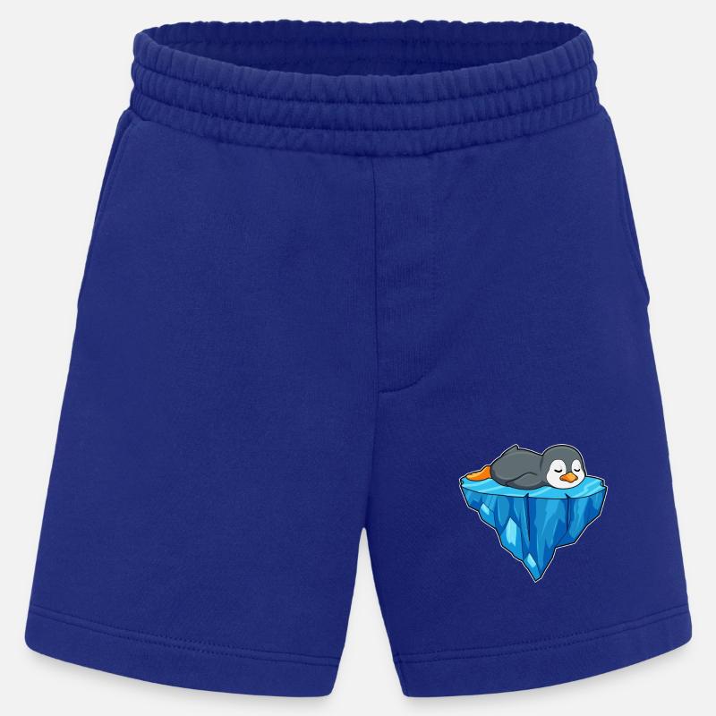Pinguin auf Eisscholle - Heavyweight Shorts - made by SPREAD - Iconic Blue