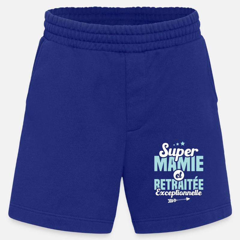 Super mamie et retraitée exceptionnelle - Short bio épais fabriqué en UE - Iconic Blue