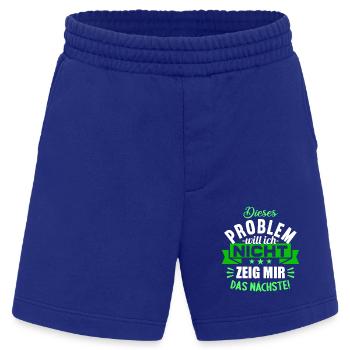 Dieses Problem will ich nicht zeig mir das nächste - Heavyweight Shorts - made by SPREAD  - Iconic Blue - Vorne