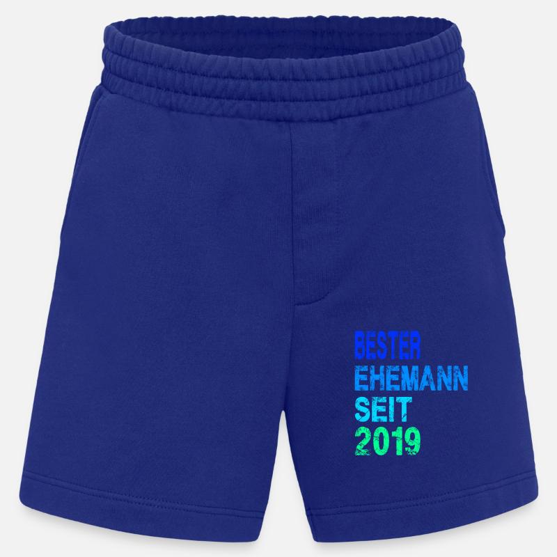 Bester Ehemann seit 2019 - Heavyweight Shorts - made by SPREAD  - Iconic Blue