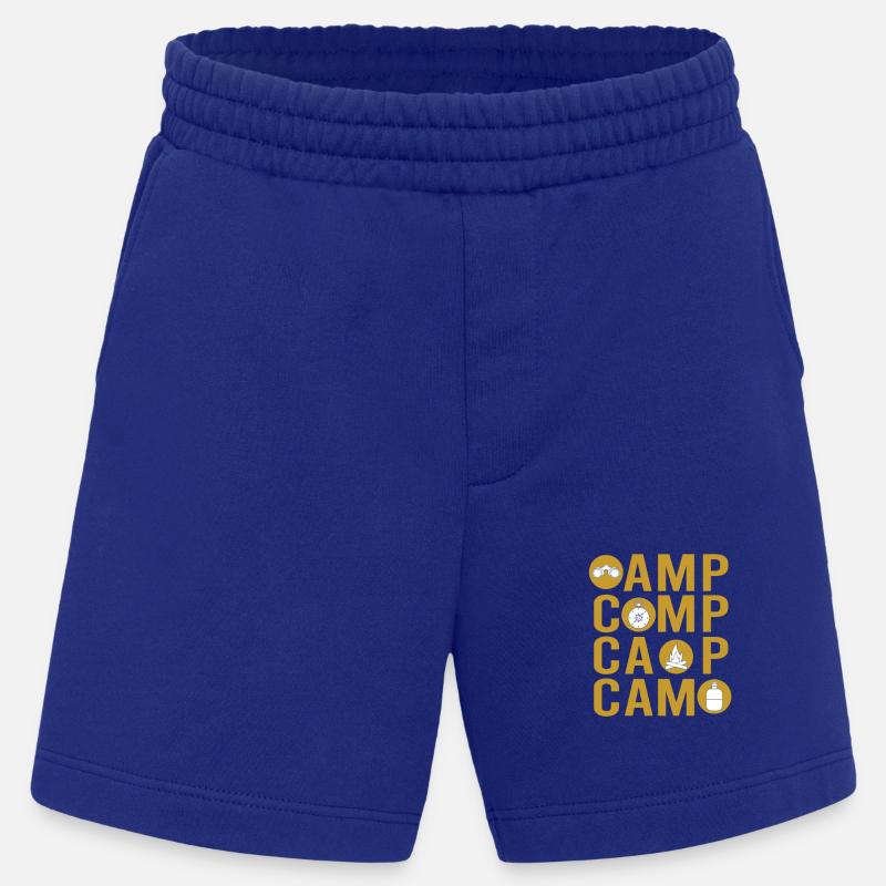 Camper Camping Camping Tools - Heavyweight Shorts - made by SPREAD  - Iconic Blue