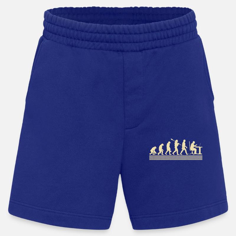 Evolution Des Computerprogrammierers - Heavyweight Shorts - made by SPREAD  - Iconic Blue