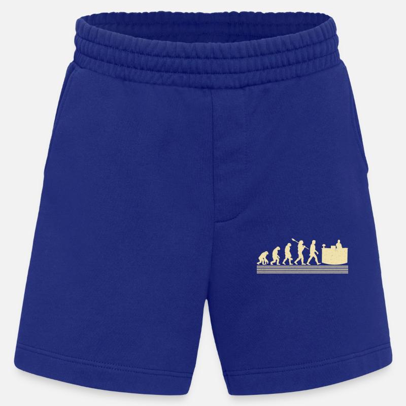 Evolution of Receptionists - Heavyweight Shorts - made by SPREAD  - Iconic Blue